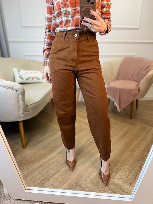 Calça jeans balloon Chiara
