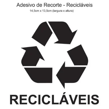 Adesivos Identificação Coleta Seletiva - S5