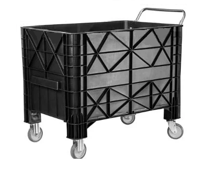 Caixa Plástica 370L Com Rodas e Cabo Sem tampa - X370R