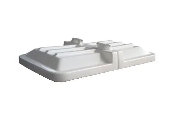 Tampa Bipartida Para Carro Cuba 400L - Bralimpia - CT40