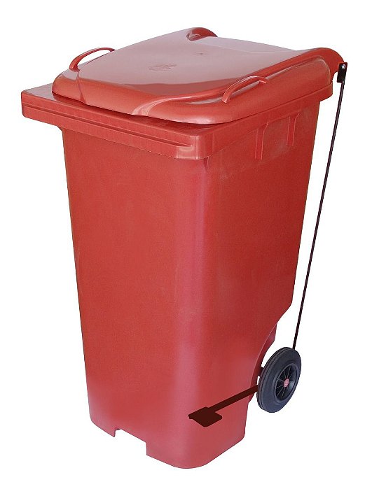 Carrinho Coletor de Lixo 240L Com Pedal - C240p1