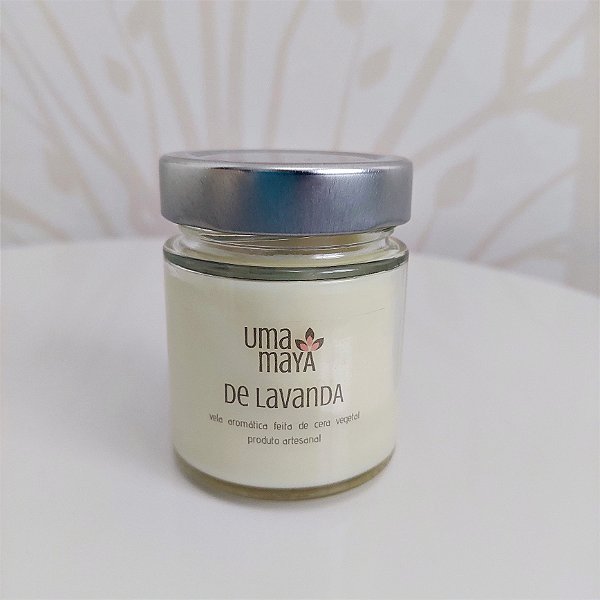 Vela Perfumada de Lavanda 100g UMA MAYA