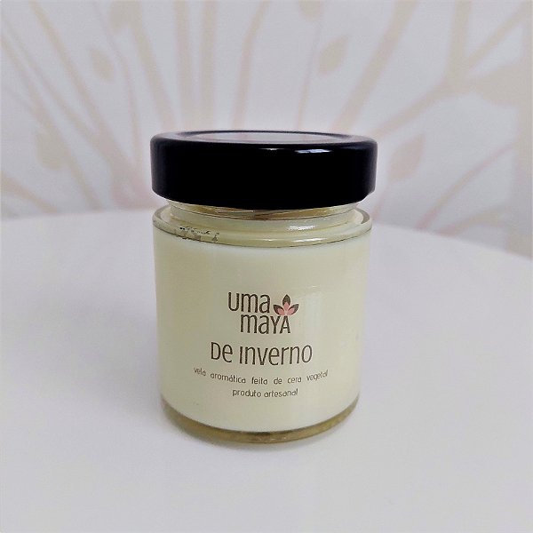 Vela Uma Maya de Inverno 100g wood