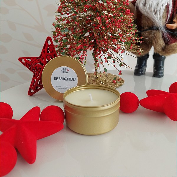 Vela Uma Maya de Bergamota 90g Trip Gold