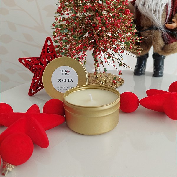 Vela Uma Maya de Vanilla 90g Trip Gold