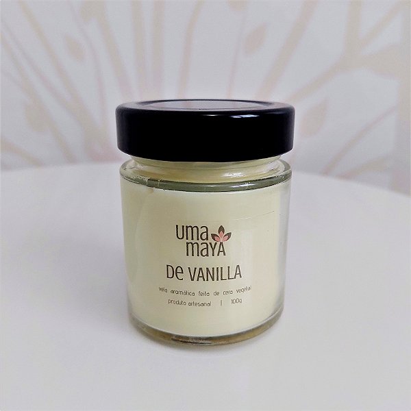 Vela Uma Maya de Vanilla 100g wood