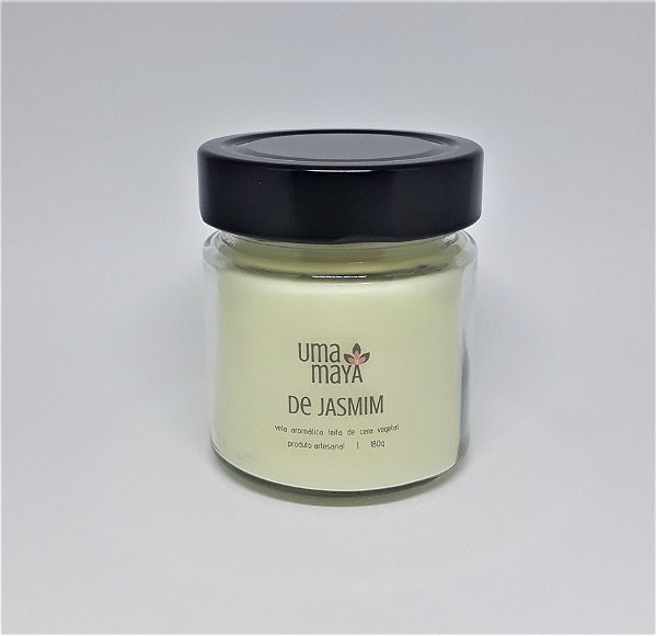 Vela Uma Maya de Jasmim 180g wood