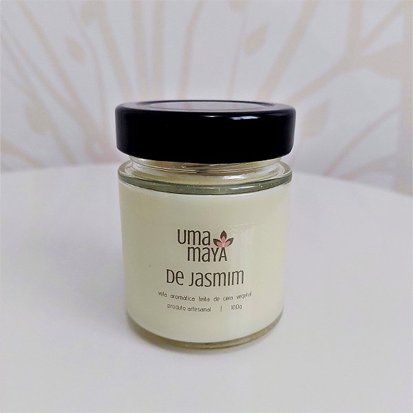 Vela Uma Maya de Jasmim 100g wood