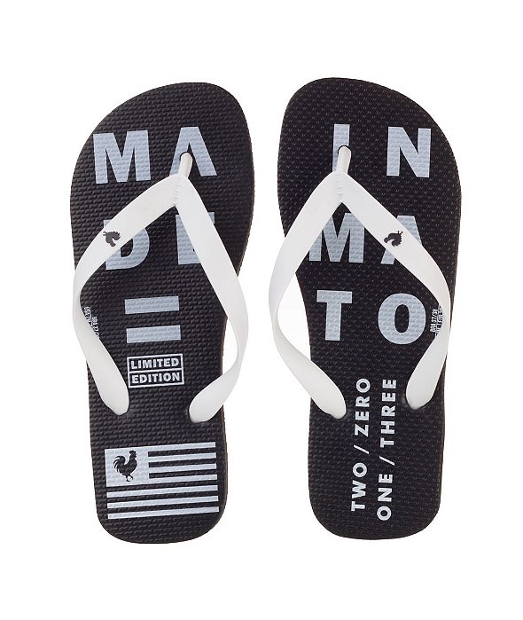 Chinelo Made in Mato Preto Flag
