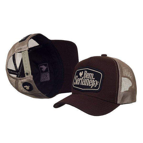 Bone Made in Mato Trucker Made BS Brown - Made in Mato Atacado