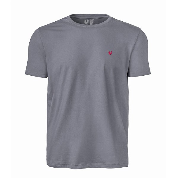Camiseta Masculina Básica Made in Mato Chumbo
