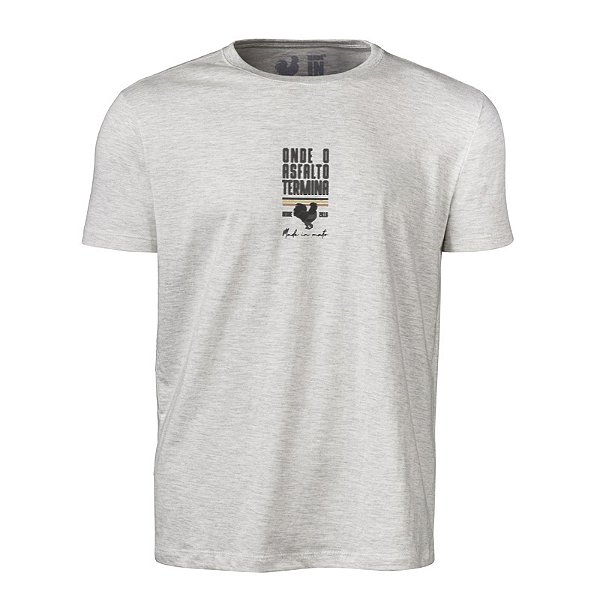 Camiseta Estampada Masculina Off Road Made in Mato Mescla