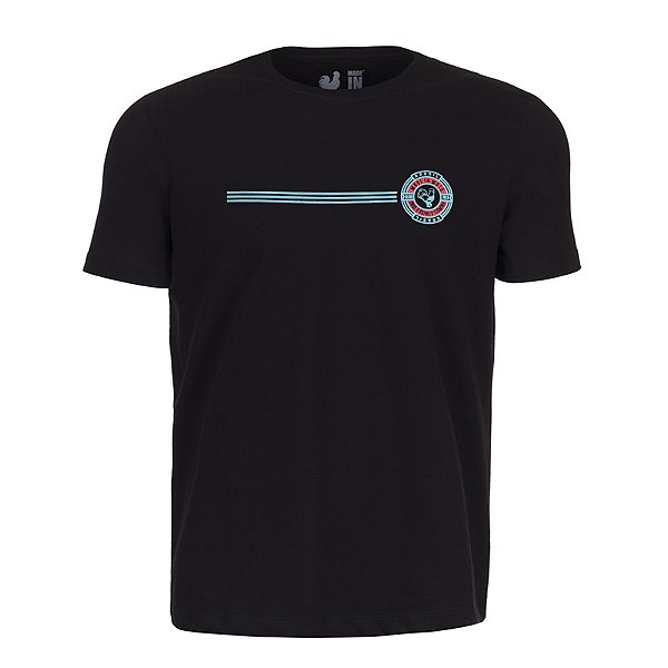 Camiseta Estampada Masculina Made in Mato Off Road Preta
