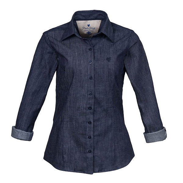 Camisa Feminina Manga Longa Made in Mato Jeans