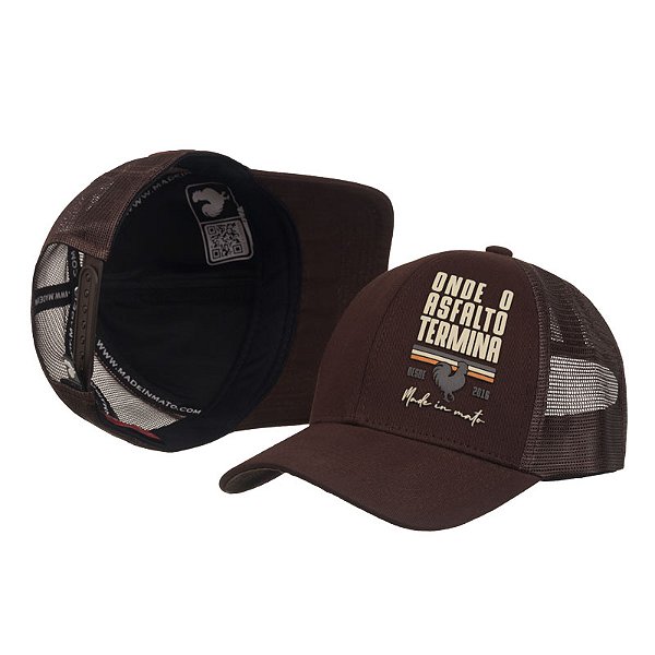 Boné Country Made in Mato Off Road Marrom