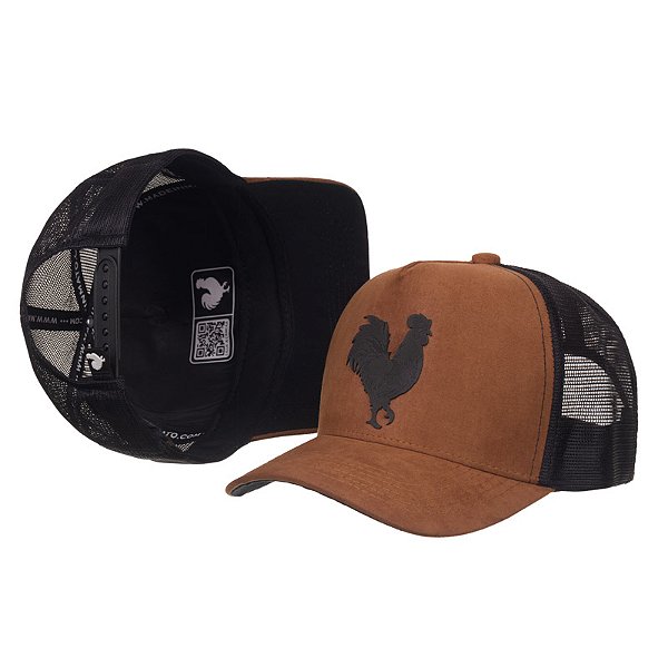 Boné Trucker Made in Mato Icon Caramelo