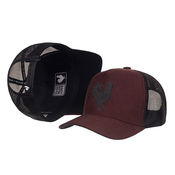 Boné Trucker Made in Mato Icon Marrom
