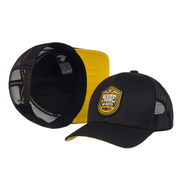 Boné Country Made in Mato Guard Shield Preto