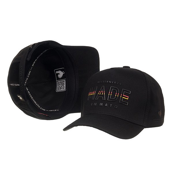 Boné América Made in Mato Westerner Tri Black