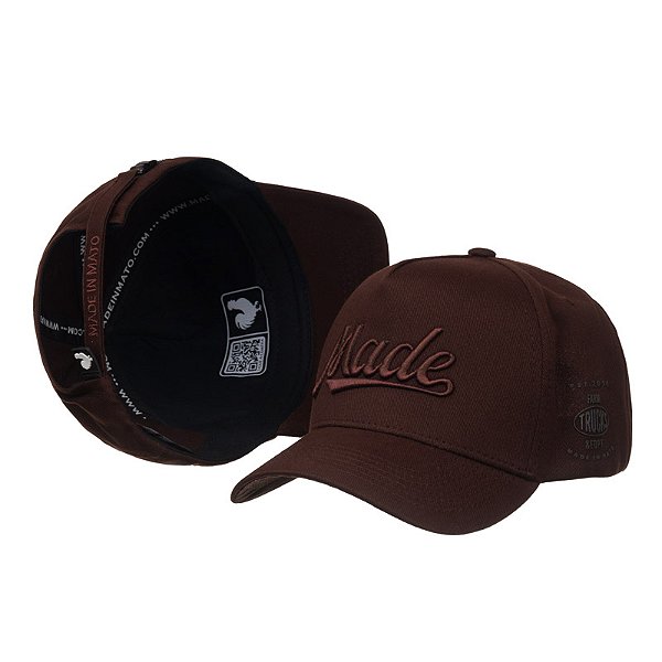 Boné América Made in Mato Script Brown