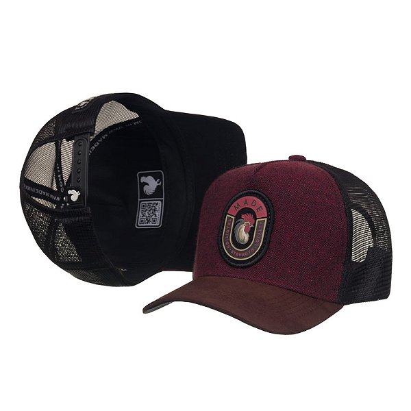 Boné Trucker Made in Mato Coat of Arms Red
