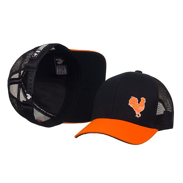 Boné Country Made in Mato Rooster Tri Orange