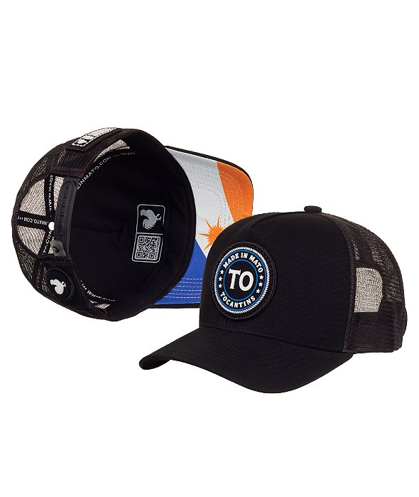 Boné Trucker Made in Mato Estado TO Preto