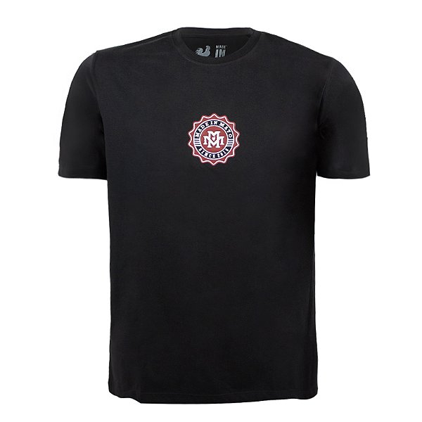 Camiseta Estampada Masculina Made in Mato Badge Preta