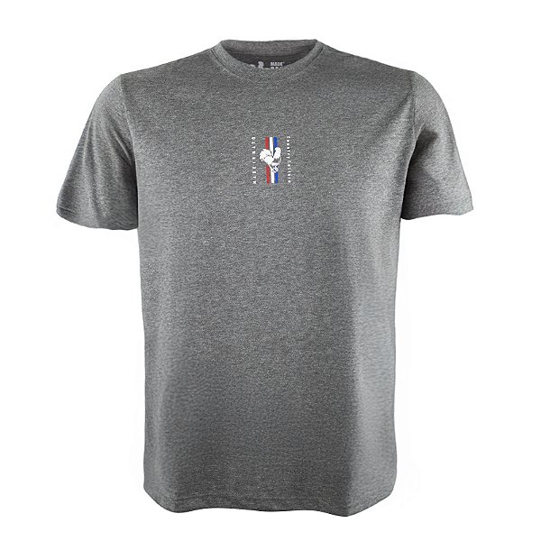 Camiseta Estampada Masculina Made in Mato American Mescla