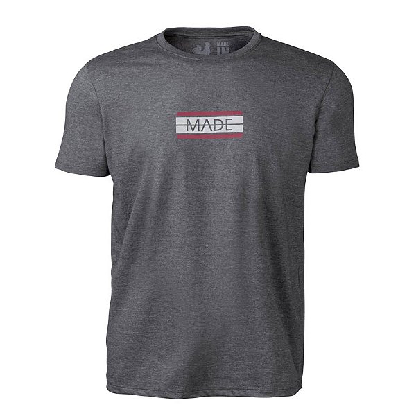 Camiseta Masculina Estampada Made in Mato Working Mescla