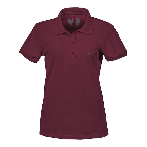 Polo Pima Feminina Termocolante Made in Mato Bordô