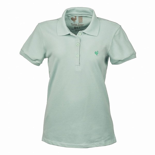 Polo Feminina Made in Mato Verde Claro