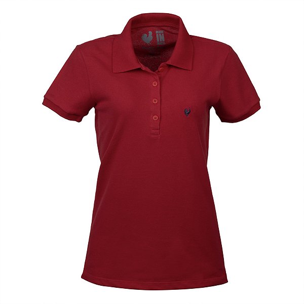 Polo Feminina Made in Mato Vermelha 803
