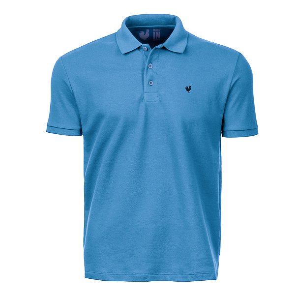 Polo Premium Masculina Made in Mato Azul