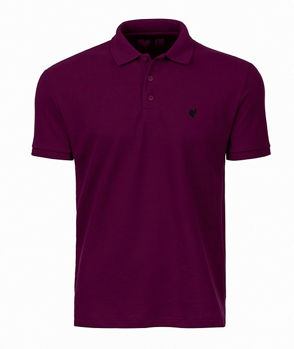 Polo Premium Masculina Made in Mato Roxa