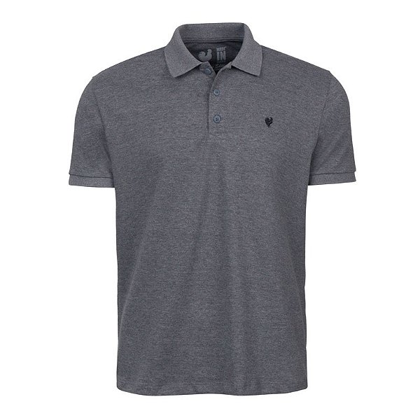 Polo Premium Masculina Made in Mato Mescla Escuro