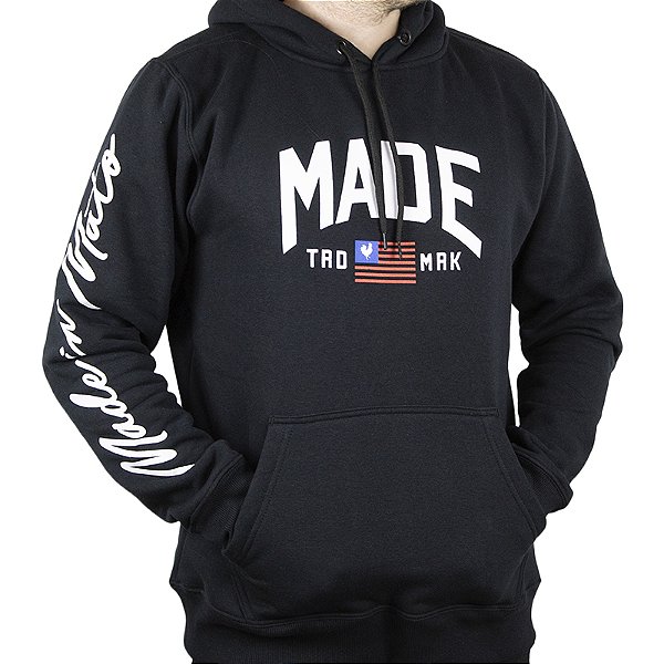 Blusão de Moletom Masculino Made in Mato Preto