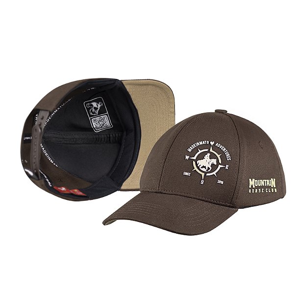 Boné Sport Made in Mato Adventures Marrom
