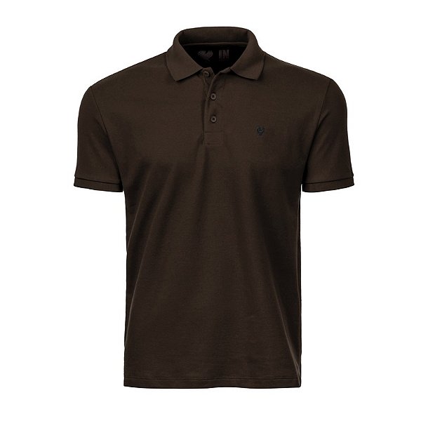 Polo Premium Masculina Made in Mato Marrom