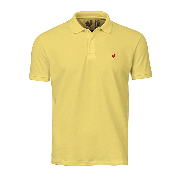 Polo Premium Masculina Made in Mato Amarela