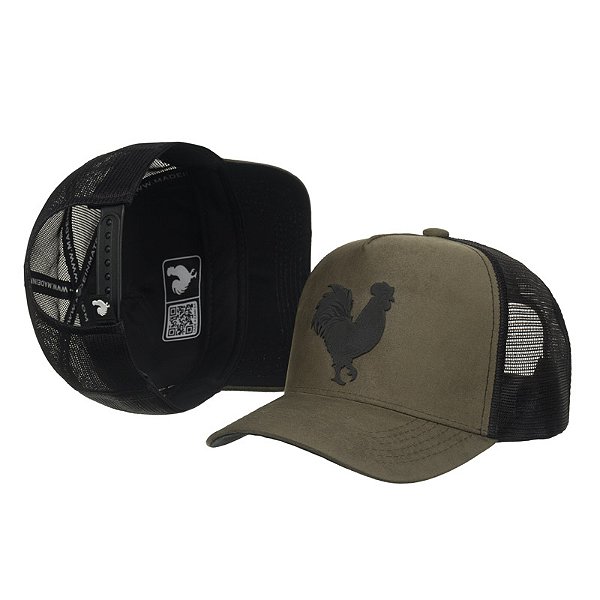 Boné Trucker Made in Mato Icon Musgo