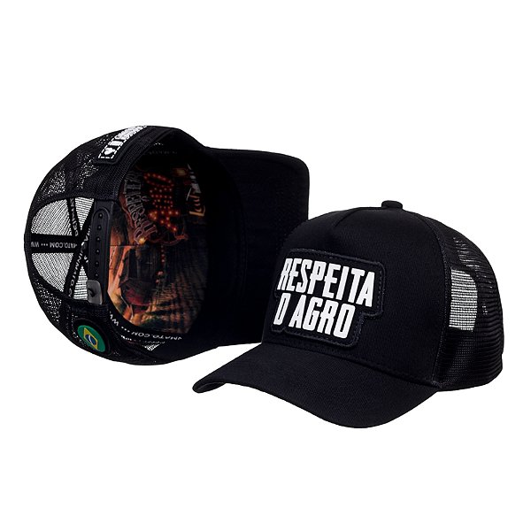 Boné Trucker Made in Mato Respeita o Agro
