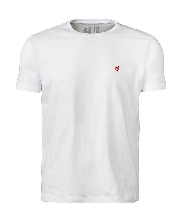 Camiseta Masculina Básica Made in Mato Branca