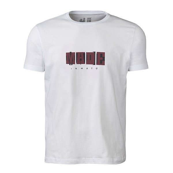 Camiseta Estampada Masculina Made in Mato Branca