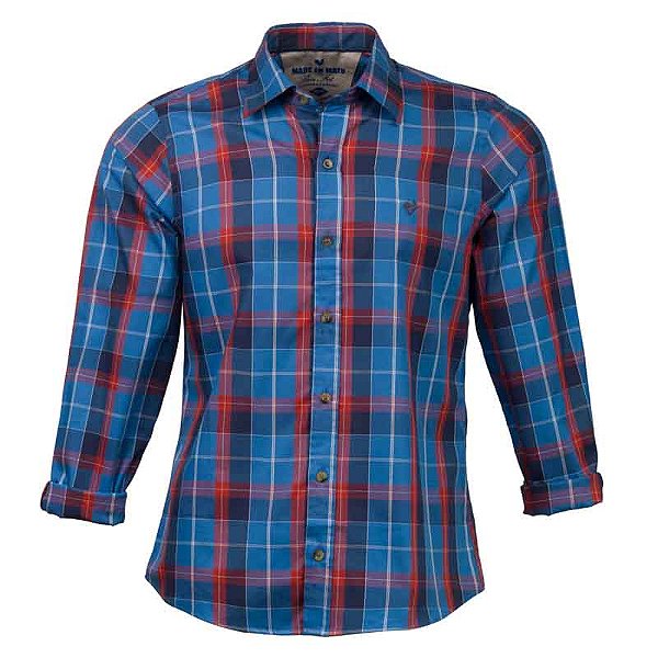 Camisa Masculina Xadrez Made in Mato
