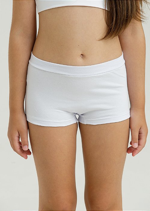 Calcinha de Algodão Boxer Infantil - 57