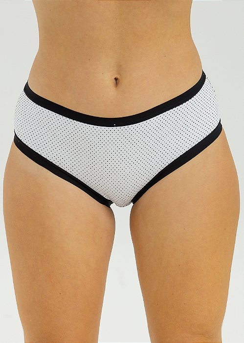 Calcinha De Algodão Tanga Alta Leticia Estampada Sortida - 15