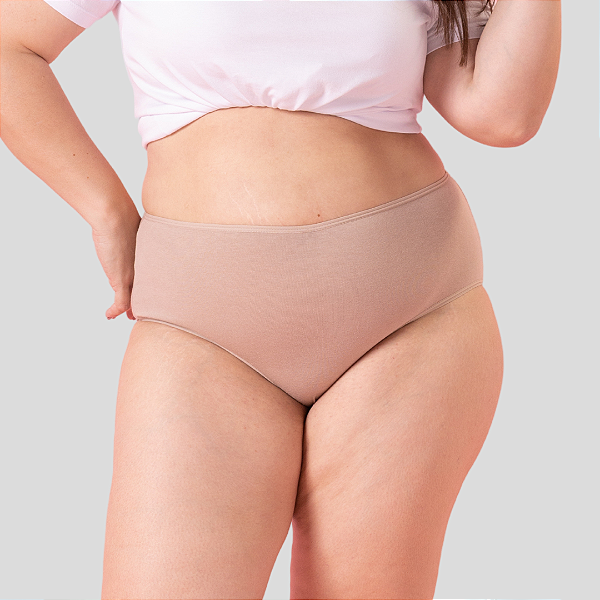 Calcinha  De Algodão Plus Size  Anatômica - 33
