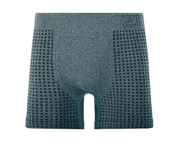 Cueca Boxer Mescla sem Costura com Jacquard Xadrez ZR0100-010-1886