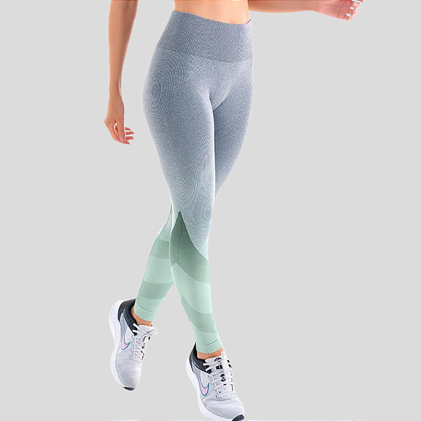 Calça Legging Mescla Jacquard Degradê sem Costura ZR0601-048-1846